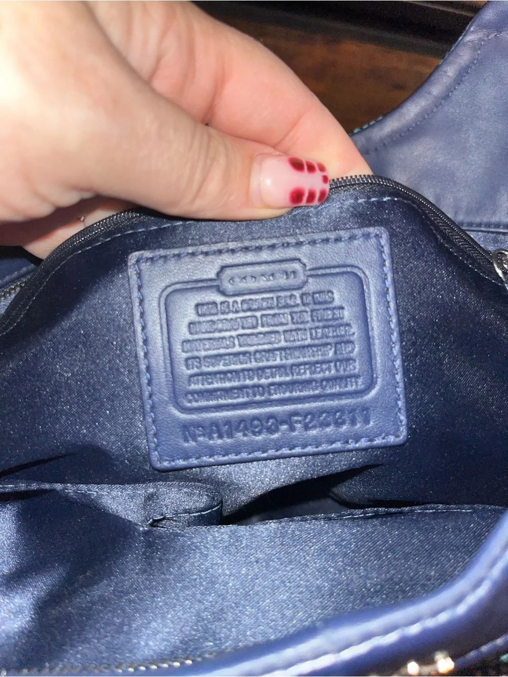 Coach Blue Multi Signature Circle Shoulder Bag